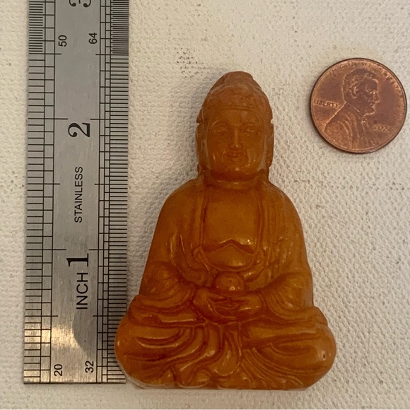 Chinese Jade Stone Carved Shakyamuni Sakyamuni Buddha Statue Figurine Carving - Picture 15 of 16